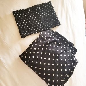 Shein Bandeau Top & Skirt Set